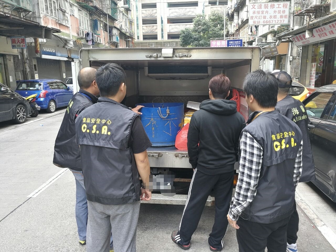 海關與民署食品安全中心人員執法情況
