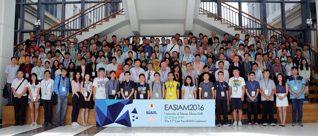 A group photo of participants in the 11th EASIAM annual conference