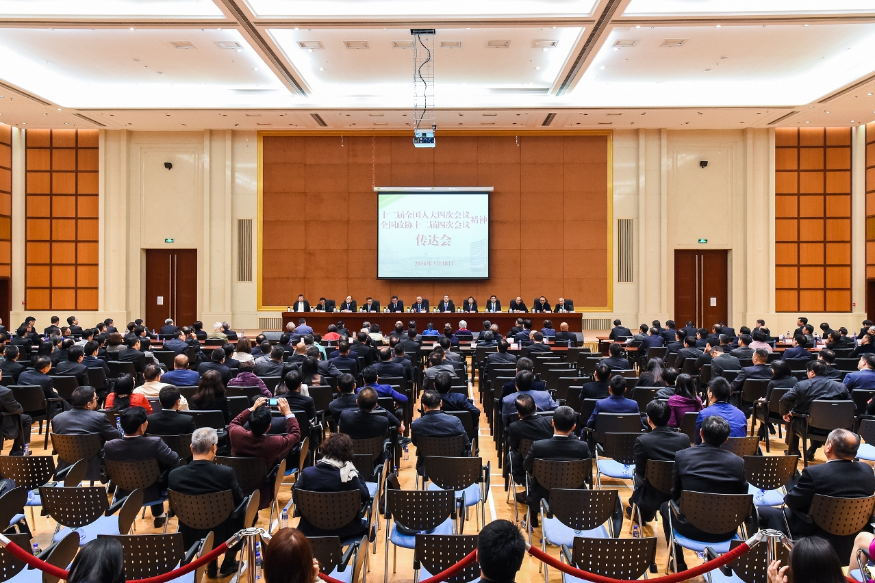 Chefe do Excutivo Chui Sai On, presente na sessão de apresentação das conclusões das reuniões da Assembleia Popular Nacional e da Conferência Consultiva Politica do Povo Chinês.