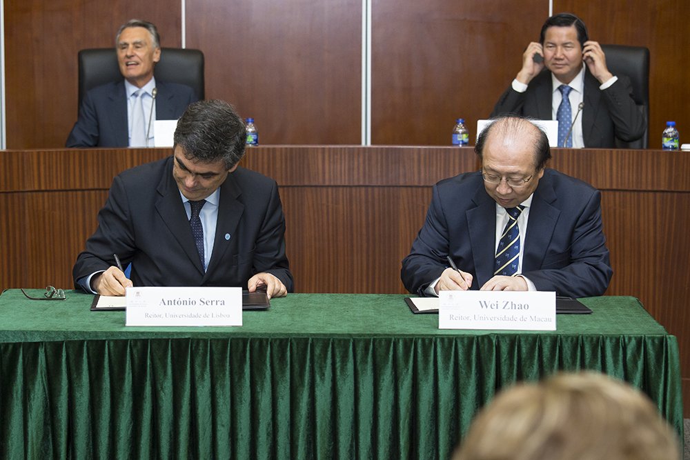 Assinatura do MoU entre a UM e a Universidade de Lisboa