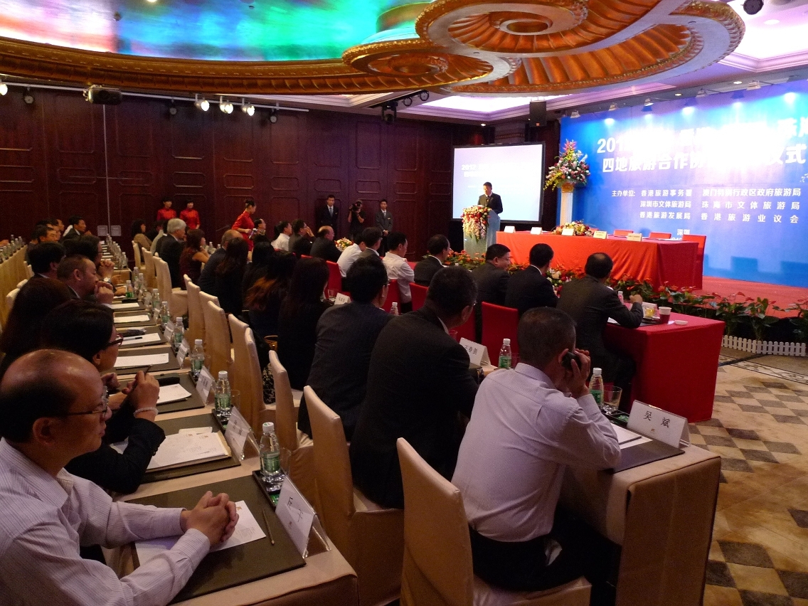 About 100 guests attended the Signing Ceremony