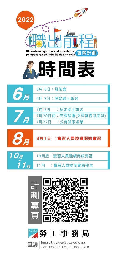 職出前程實習計劃2022