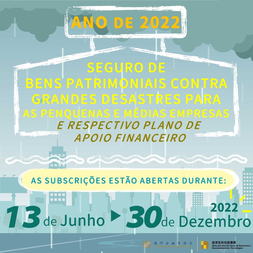Seguro de bens patrimoniais contra grandes desastres para as pequenas e médias empresas e respectivo plano de apoio financeiro