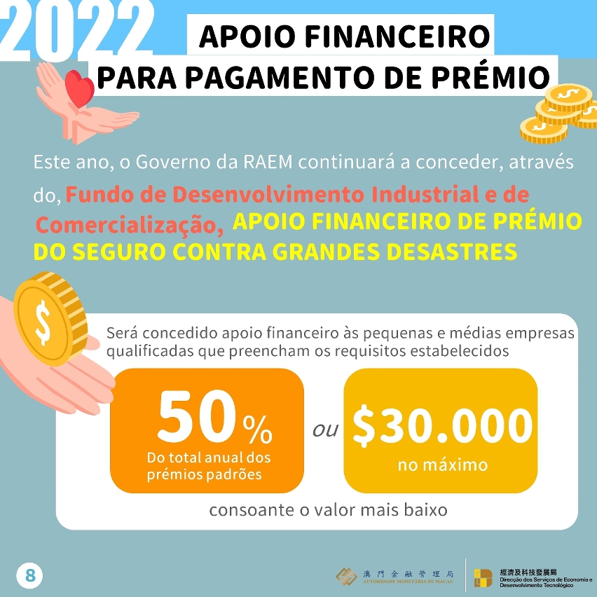 Seguro de bens patrimoniais contra grandes desastres para as pequenas e médias empresas e respectivo plano de apoio financeiro