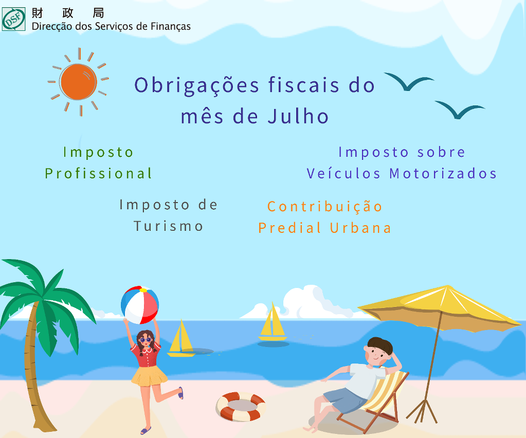 Obrigações fiscais do mês de Julho
