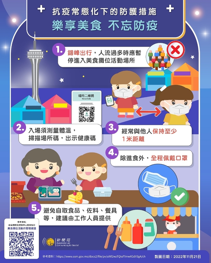 樂享美食　不忘防疫