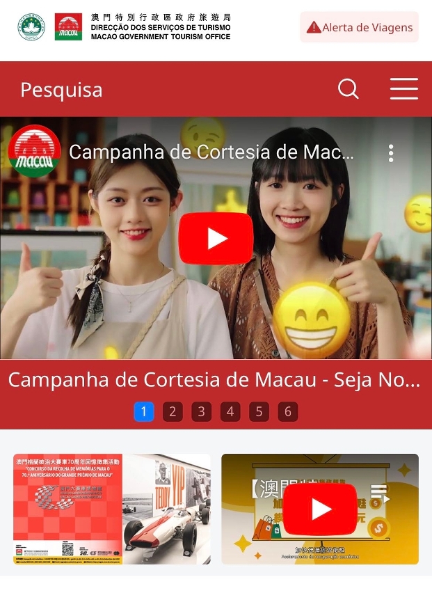 Design da página electrónica responsivo para suportar diferentes dispositivos móveis