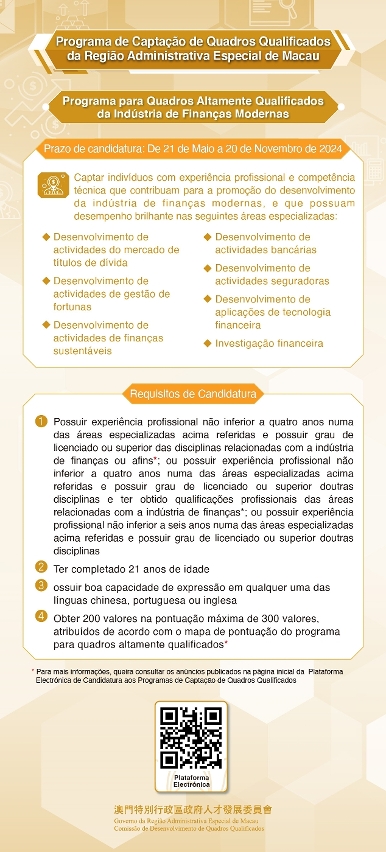 Programa para Quadros Altamente Qualificados da Indústria de Finanças Modernas