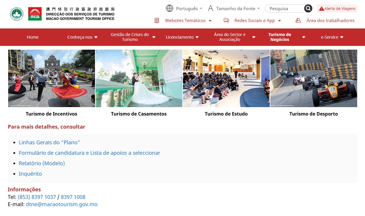 Plano de Apoio ao Turismo actualizado em vigor a partir de hoje (dia 1)