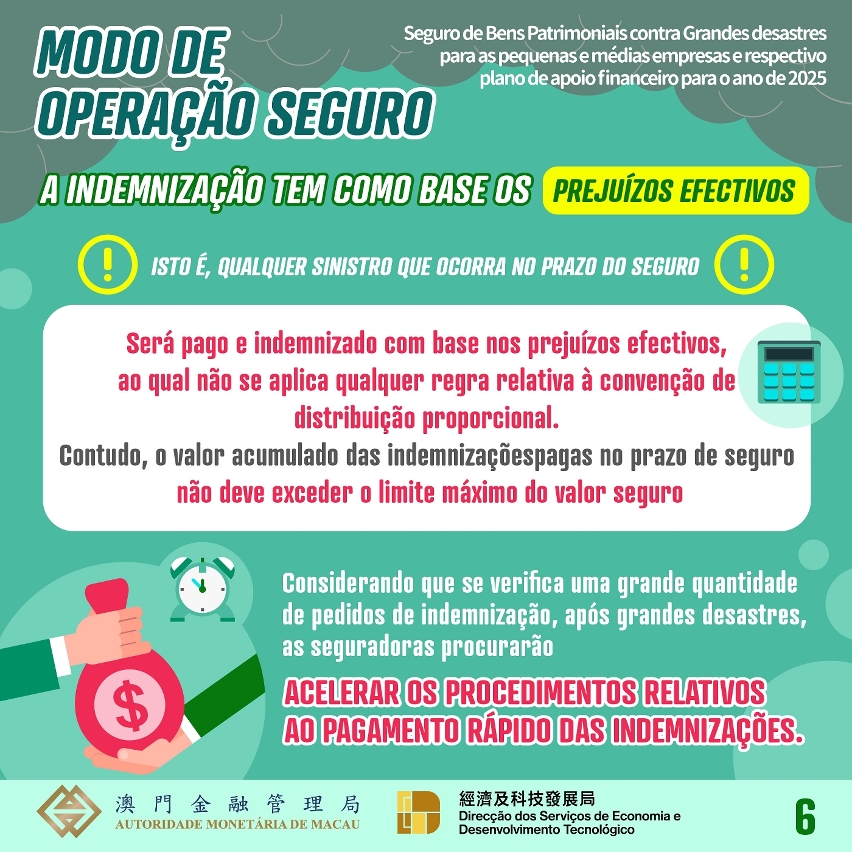 Seguro de bens patrimoniais contra grandes desastres para as pequenas e médias empresas e respectivo plano de apoio financeiro para o ano de 2025
