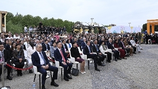 行政长官岑浩辉在西班牙出席大型旅游推广活动 -“感受澳门”马德里路展于闭幕日举行的“澳门之夜”活动。