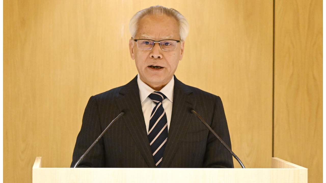 行政長官岑浩輝在馬德里向傳媒總結西班牙訪問行程。