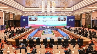 The 13th Asia-Pacific Economic Cooperation (APEC) Tourism Ministerial Meeting is held in Macao at the China-Portuguese-speaking Countries Commercial and Trade Service Platform Complex.