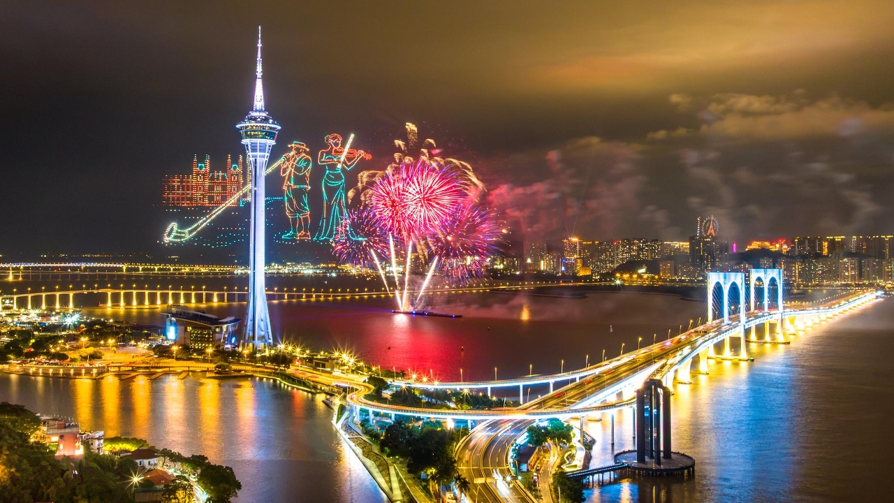 The 34th Macao International Fireworks Display Contest – Team from Brazil.