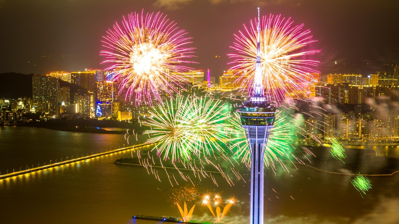 The 34th Macao International Fireworks Display Contest – Team from Switzerland.