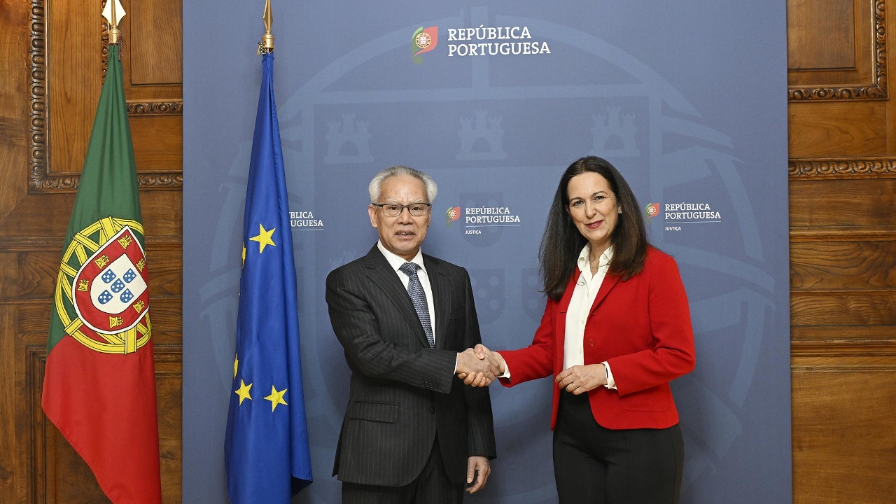 行政长官岑浩辉与葡萄牙司法部长茹迪塞会面