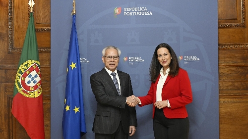 行政长官岑浩辉与葡萄牙司法部长茹迪塞会面