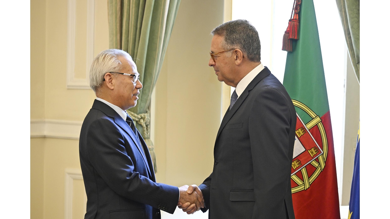 行政长官岑浩辉拜会葡萄牙总统塞古罗