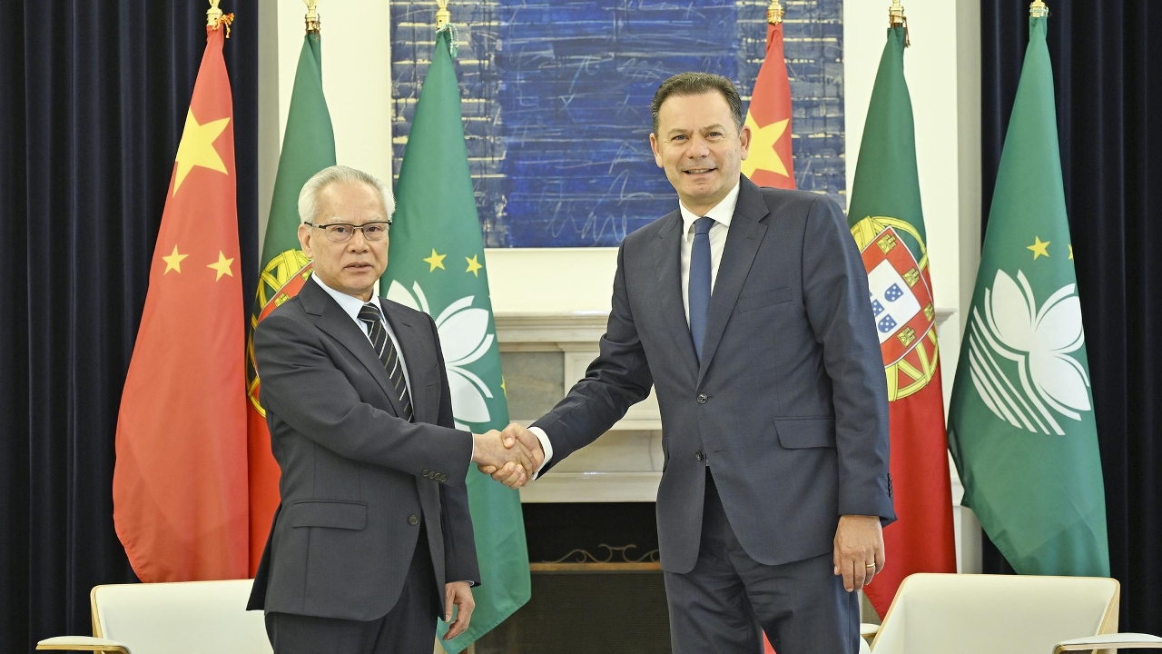 行政长官岑浩辉拜会葡萄牙总理蒙特内格罗