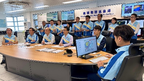 气象局举行内部热带气旋演习 持续提升预报预警与应急处理能力