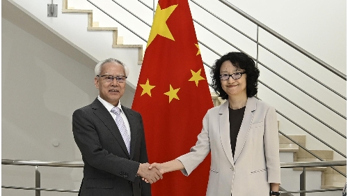 Chefe do Executivo reúne-se com a representante permanente da China junto da Organização Mundial do Comércio