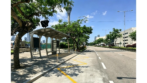 Entrada em funcionamento da paragem “Av. Dr. Sun Yat-Sen / Rua da Torre de Macau” a 3 de Junho   Reforço da cobertura de autocarros públicos no Corredor Verde da Margem Sul
