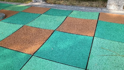 Temporary closure of adult fitness area of Reservatório Park for renovation of floor mats