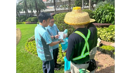 勞工局向業界推廣抗熱裝備與防暑指引 呼籲業界及早部署保護措施