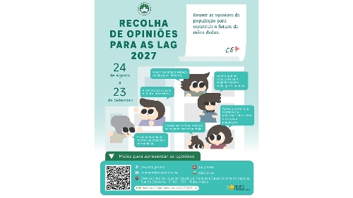(Infografia) Recolha de opiniões para as LAG 2027