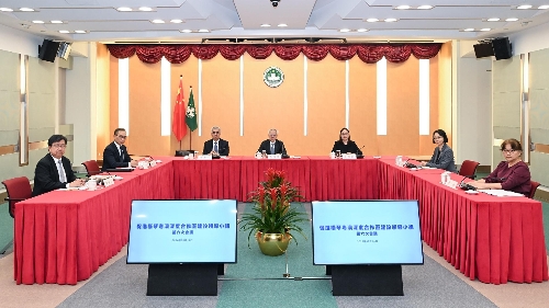 Realizada sexta reunião do Grupo de Liderança para a Promoção da Construção da Zona de Cooperação Aprofundada entre Guangdong e Macau em Hengqin