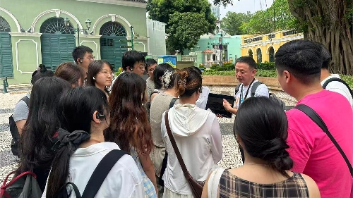 澳门旅游大学举办“世遗探索之旅” 三校联动迎接澳琴大学城新生