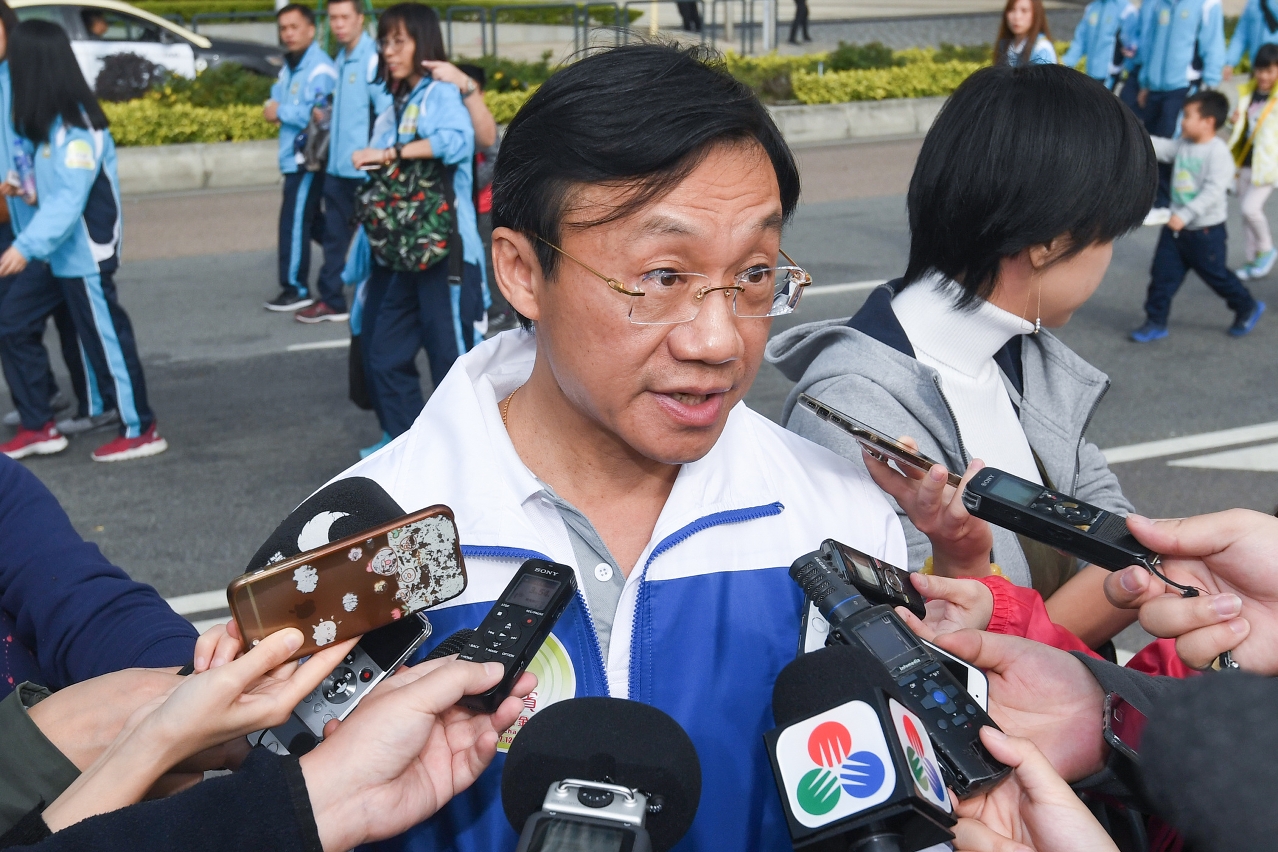 社會文化司司長譚俊榮接受傳媒訪問