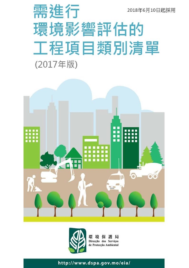 需進行環境影響評估的工程項目類別清單2017年版