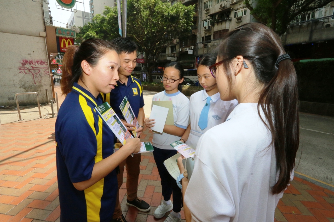 呼籲學生將防騙資訊轉達予家長