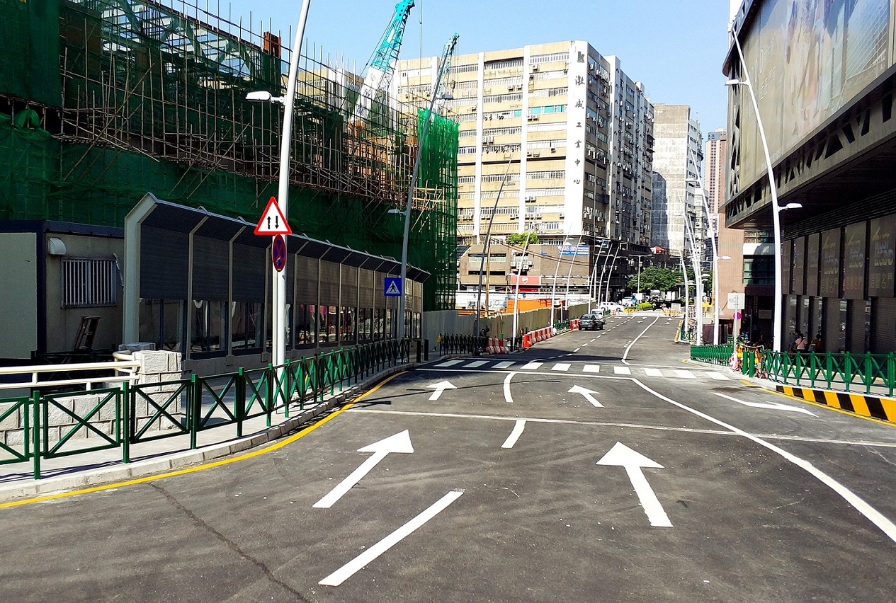 望廈社屋望善樓與望廈體育館之間新闢道路即將開通