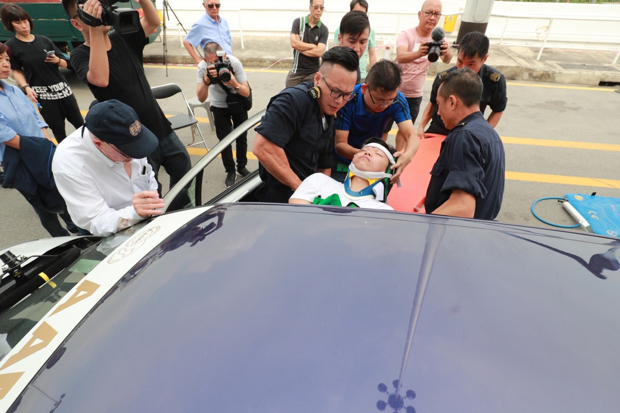 Professional Rescue Training of the Macau Grand Prix
