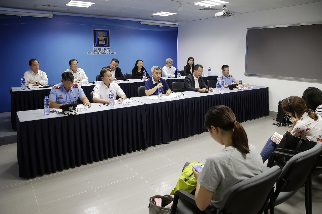 The Civil Protection Action Centre holds a press briefing to give latest information on the Government post-typhoon rescue and relief efforts.