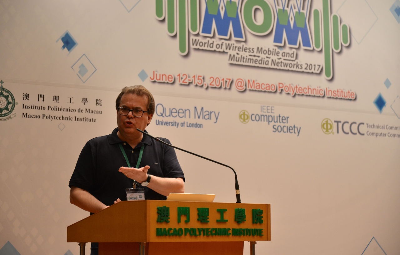 Professor Petri Mähönen from RWTH Aachen University gives a speech on “Post 5G: Is This The End of Telecommunications?”