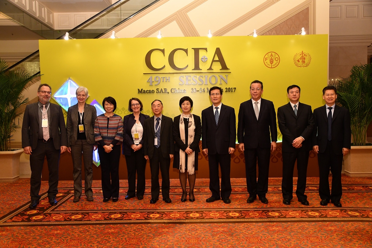 49th Session of Codex Committee on Food Additives held in Macao