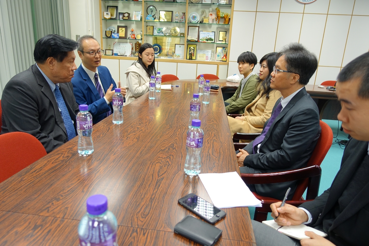 人才發展委員會拜訪培正中學及該校同學會代表
