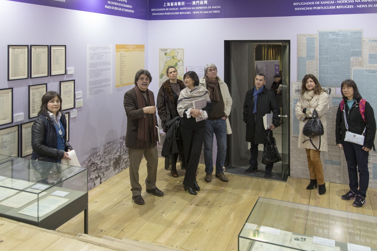 Inauguração da exposição “Refugiados de Xangai. Macau (1937-1964)” em Guimarães
