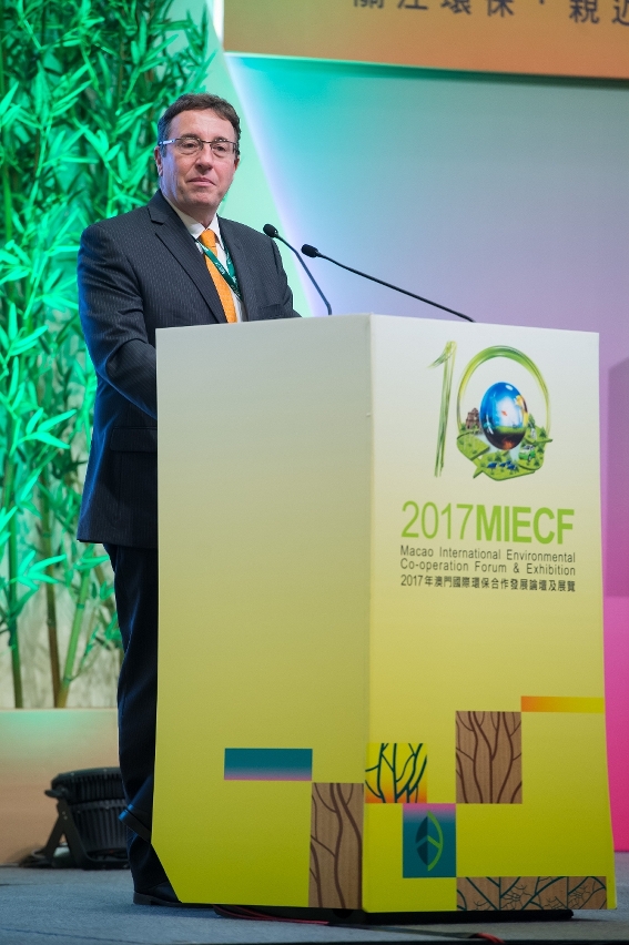 Mr. Achim Steiner, keynote speaker at 2017MIECF.