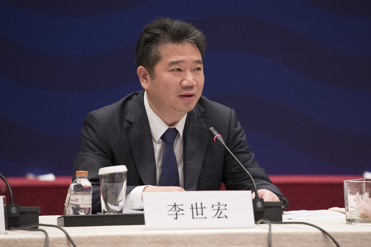 CNTA Vice Chairman Li Shihong delivers a speech