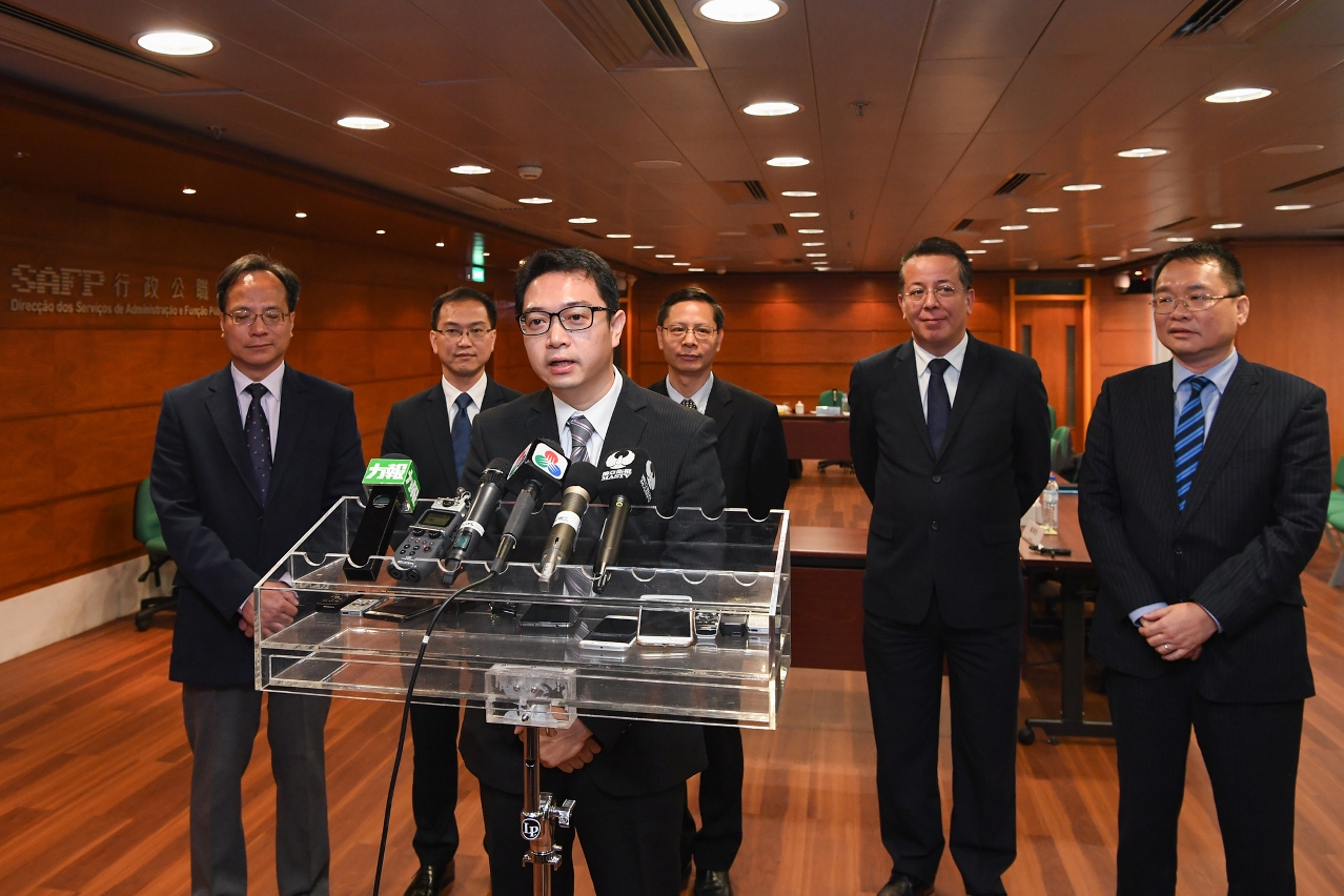 The Electoral Affairs Commission for the Legislative Assembly Election meets the press.