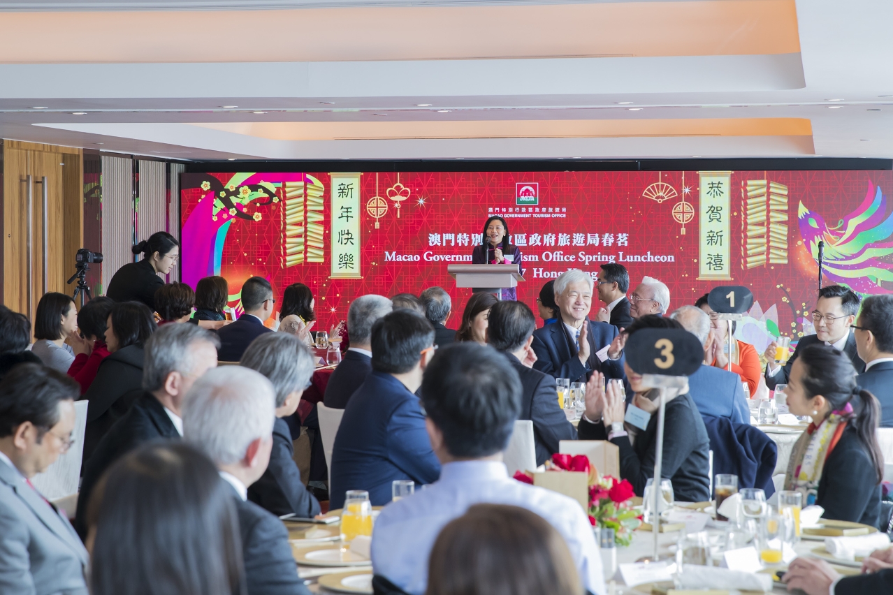 DST organiza almoço de Primavera como forma de agradecimento aos operadores turísticos de Hong Kong
