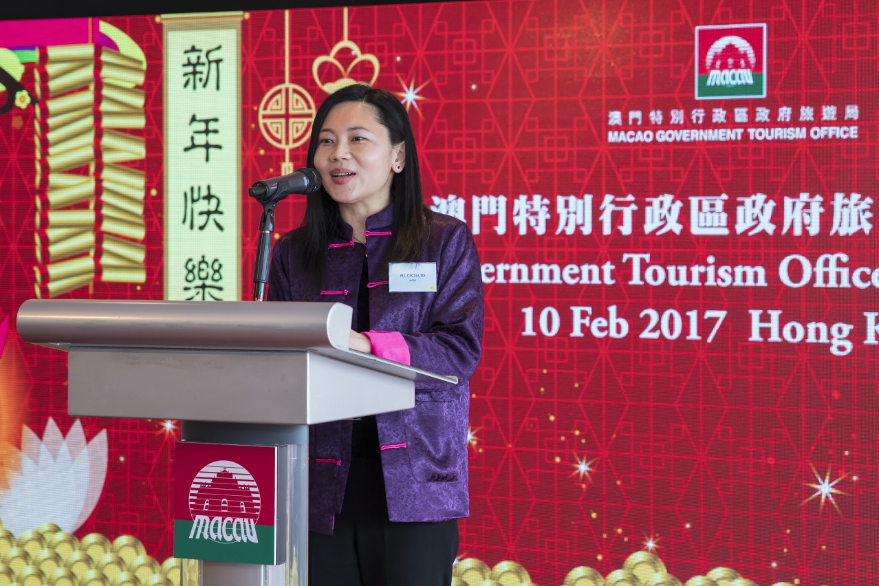 旅遊局副局長謝慶茜女士春茗致詞