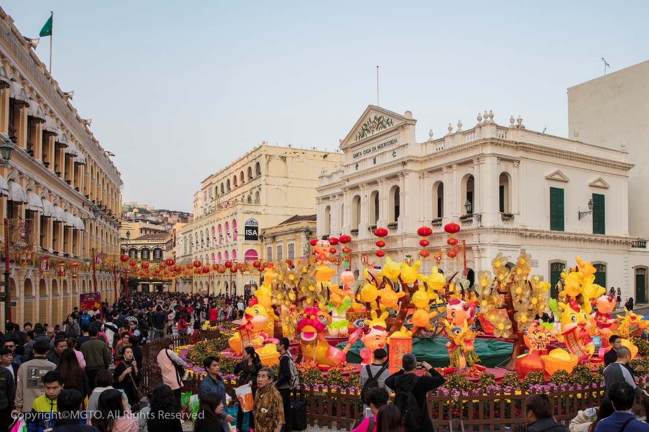 春節黃金周訪澳旅客同比上升百分之九點九