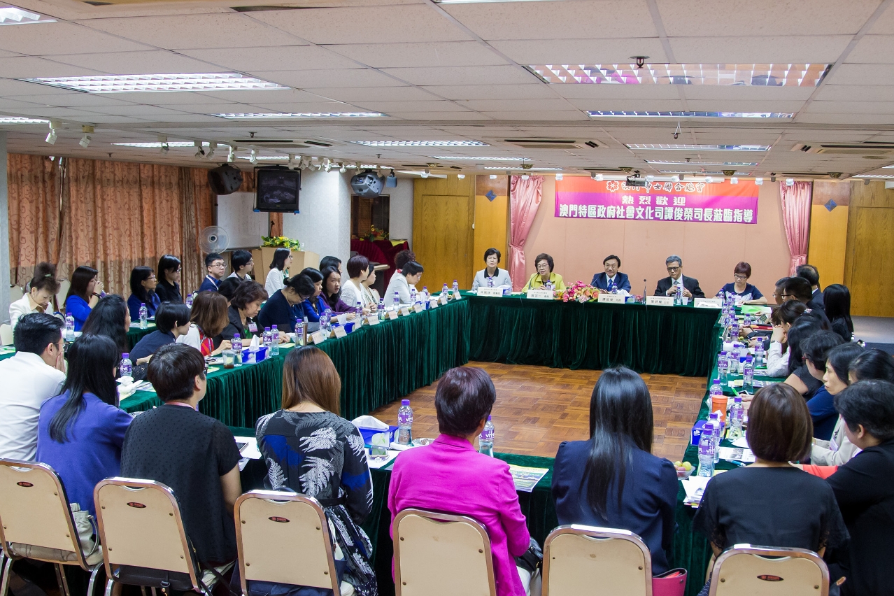 譚俊榮就明年施政拜訪婦聯