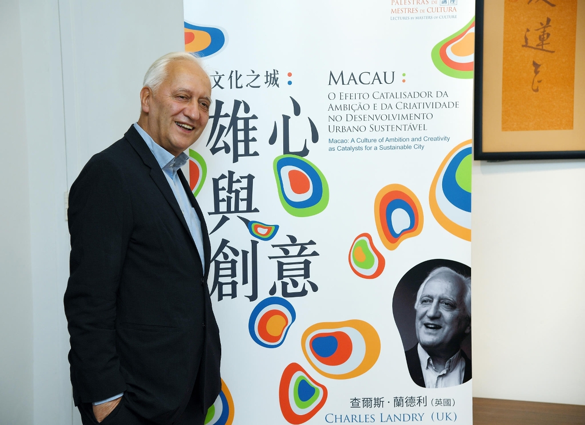 Charles Landry, an international authority in the use of imagination and creativity in urban change.