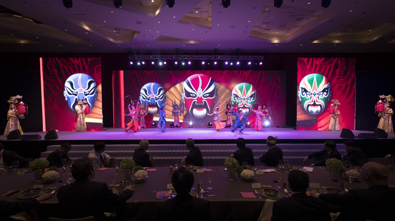 Performances at the welcome dinner